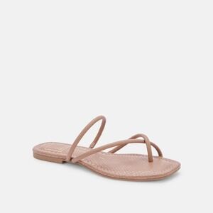Dolce Vita Tan Strappy Flats
